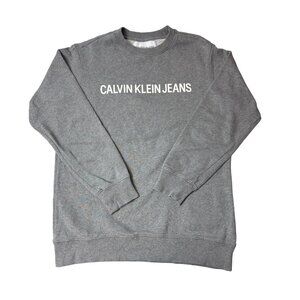 Calvin Klein Jeans Men’s Gray Sweatshirt – Size M